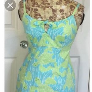 Lily Pulitzer Sea Turtle Dress Size 2: Super Cute!
